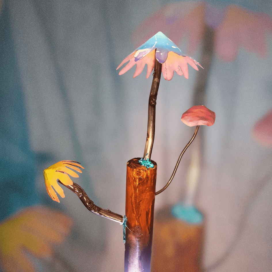 Fairy Garden Mushroom Trio (V. 2)