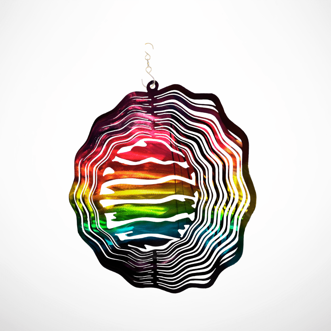 Rainbow Windspinner - Vibrant Handmade Steel Windspinner