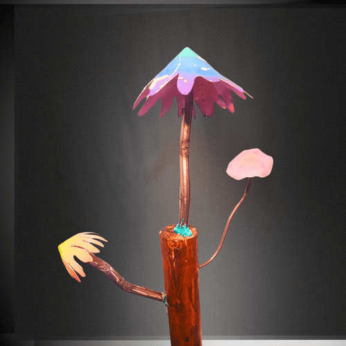 Fairy Garden Mushroom Trio v2