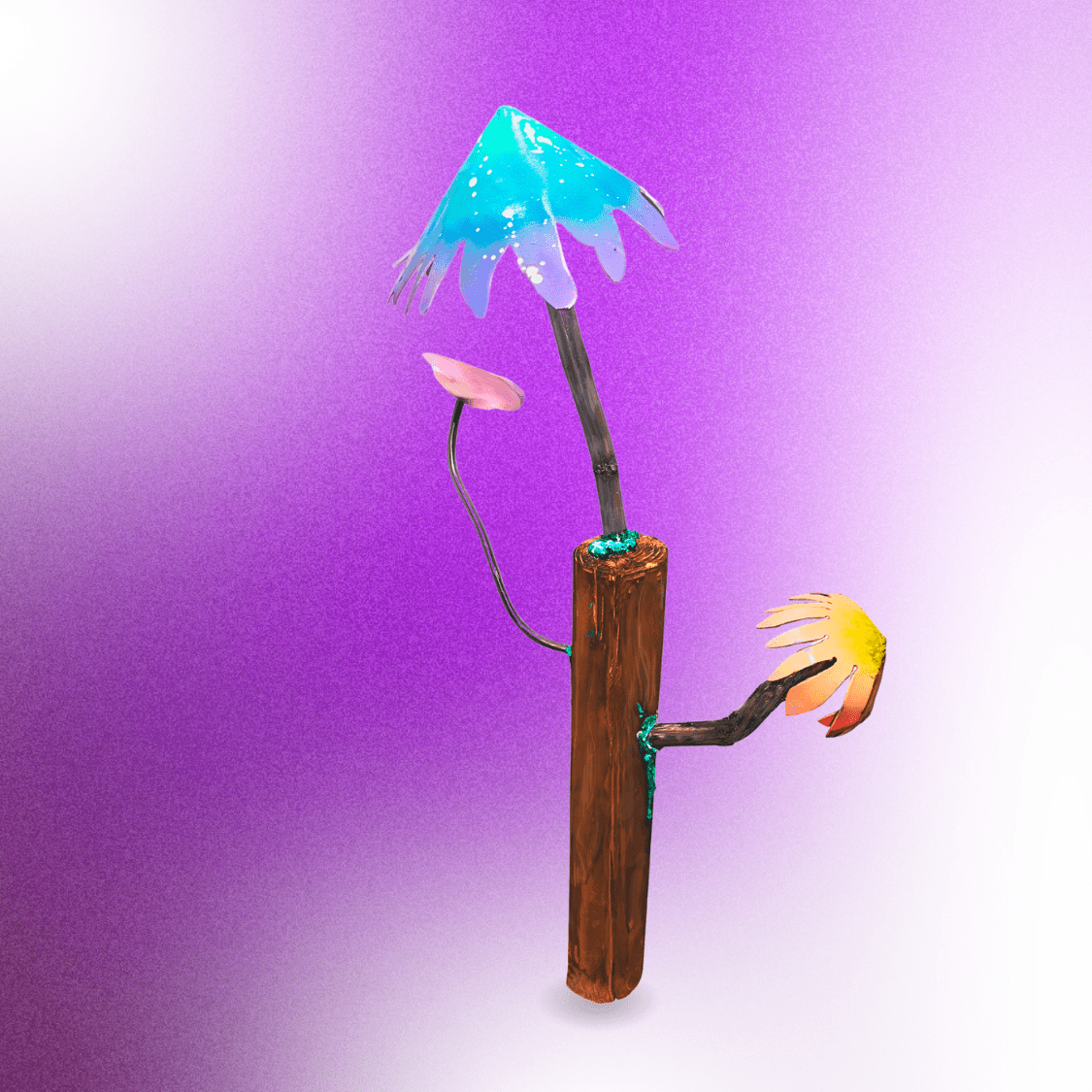 Fairy Garden Mushroom Trio v2